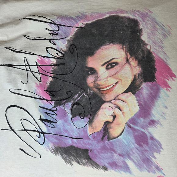 Paula Abdul 1991 Under My Spell Tour T Shirt XL Vintage Concert Tee - Picture 2 of 14
